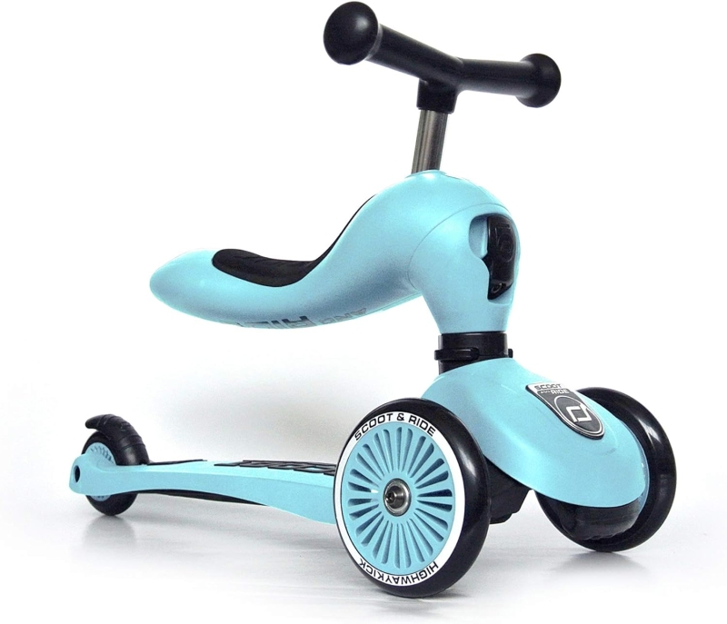 Scoot & Ride Monopattino e Triciclo Highwaykick 1 Azzurro Blueberry 