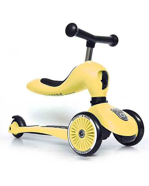 Scoot & Ride Monopattino e Triciclo Highwaykick 1 Blueberry Giallo Limone 